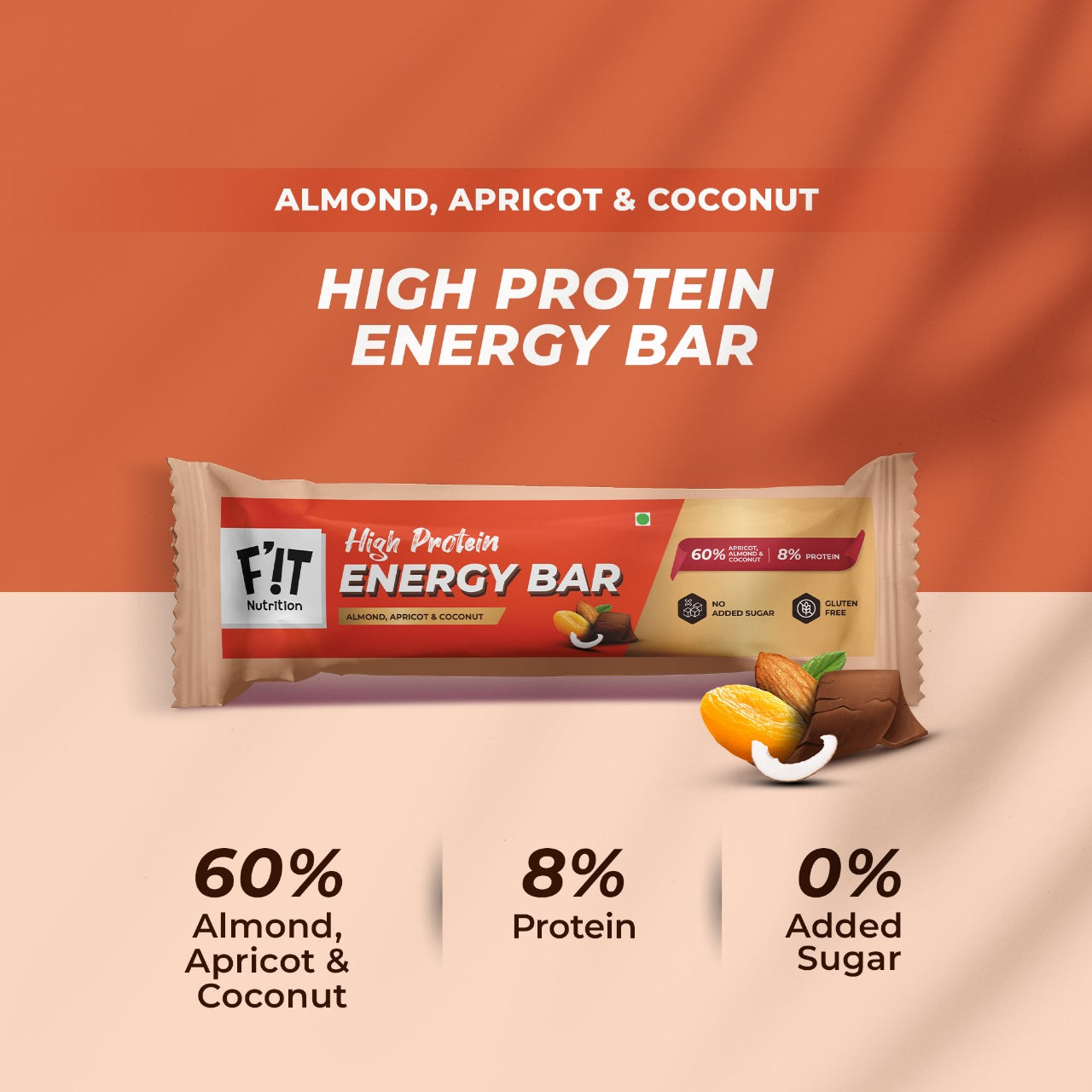 Energy Bar Combo (Almonds, Sea Salt & Dark Chocolate | Seeds, Nuts & Cranberries | Coffee Almond | Cashew Almond | Almond, Apricot & Coconut)
