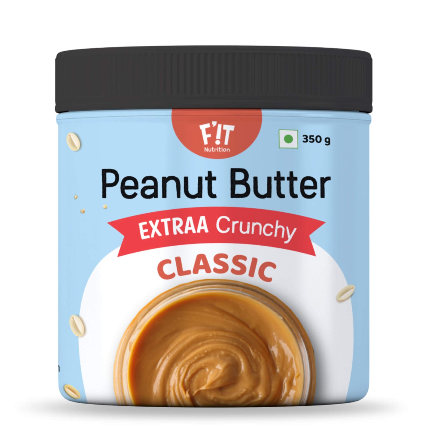 Classic Peanut Butter EXTRAA Crunchy | Rich in Protein | Gluten Free | 350g