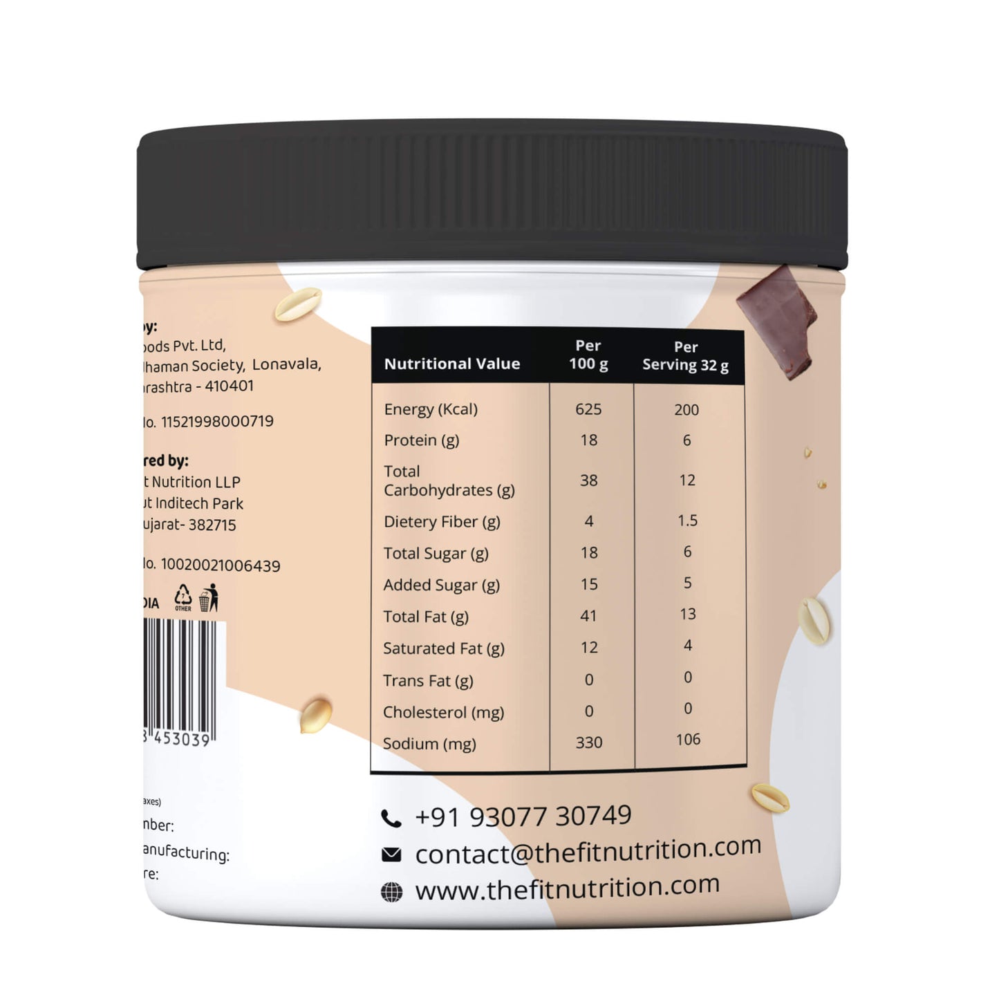 Chocolate Peanut Butter EXTRAA Crunchy | Rich in Protein | Vegan | Gluten Free | 350g