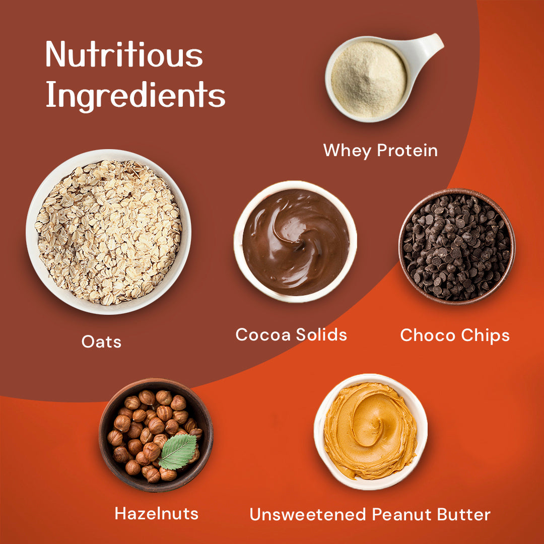 Chocolate with Hazelnut - Whey Protein Bar (Pack Of 1)
