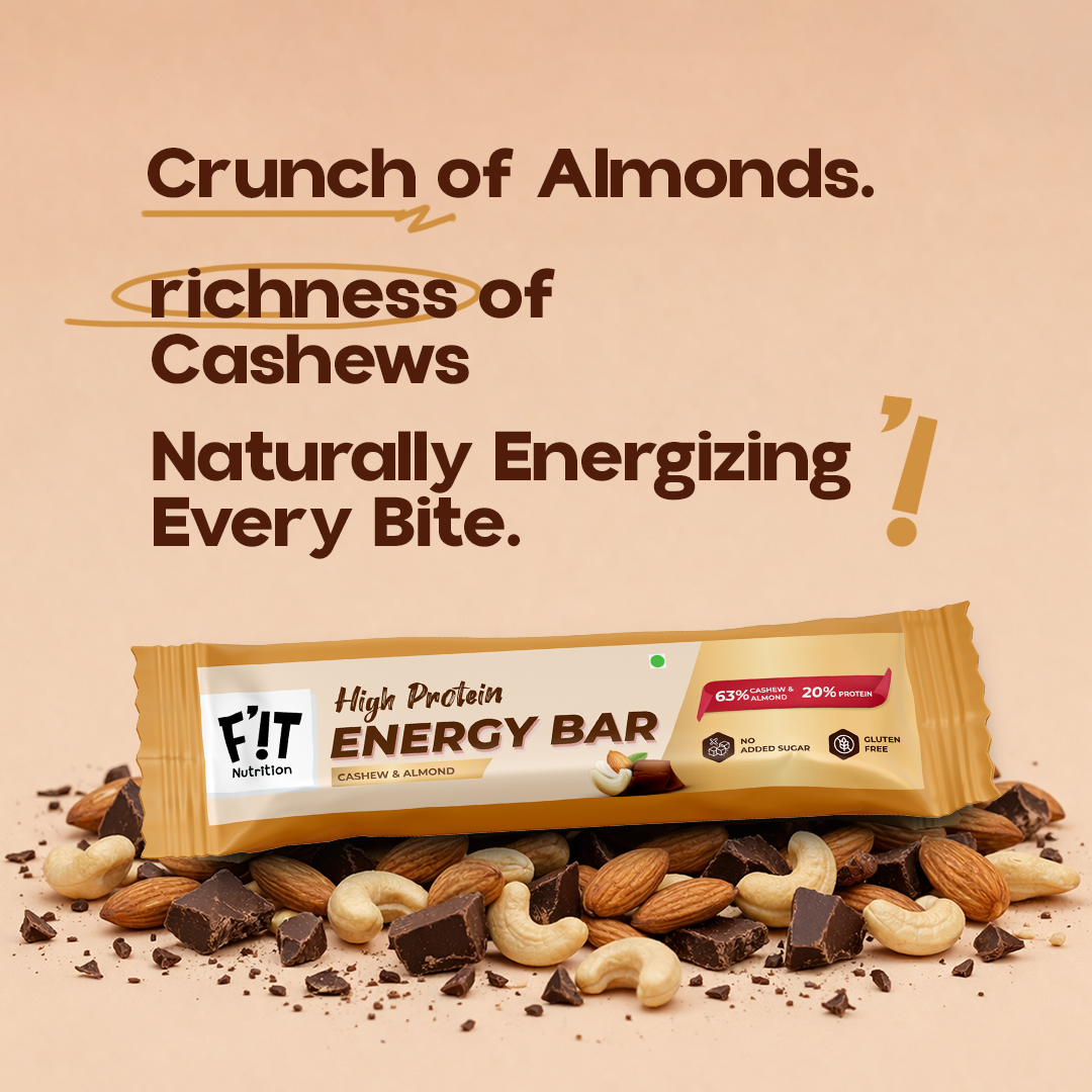 Cashew Almond Energy Bar - Pack of 12