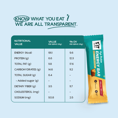 Assorted Energy Bar - Pack of 6 (Each variant 2 pcs)
