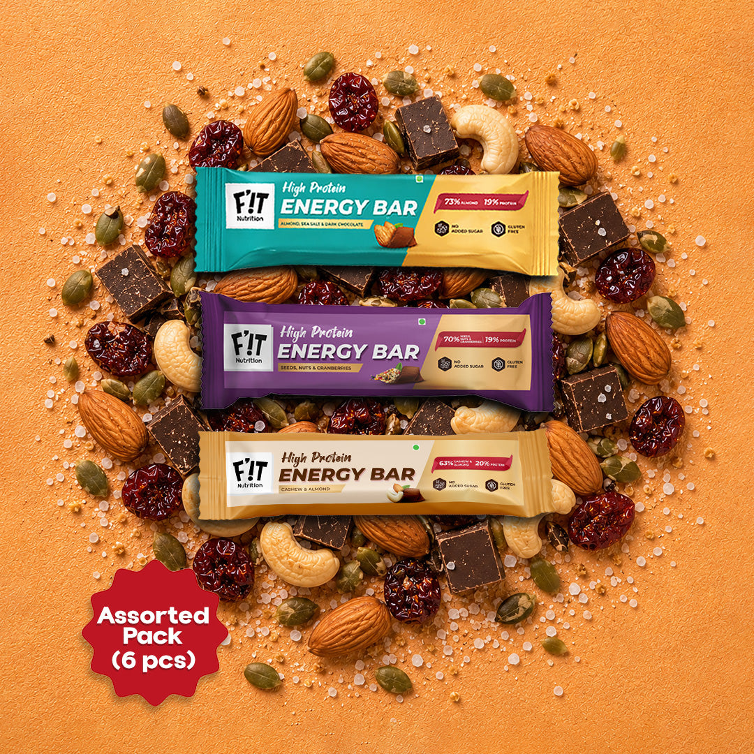 Assorted Energy Bar - Pack of 6 (Each variant 2 pcs)