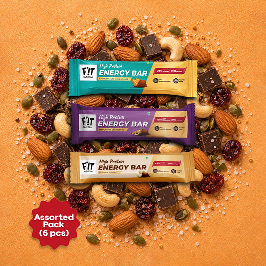 Assorted Energy Bar - Pack of 6 (Each variant 2 pcs)