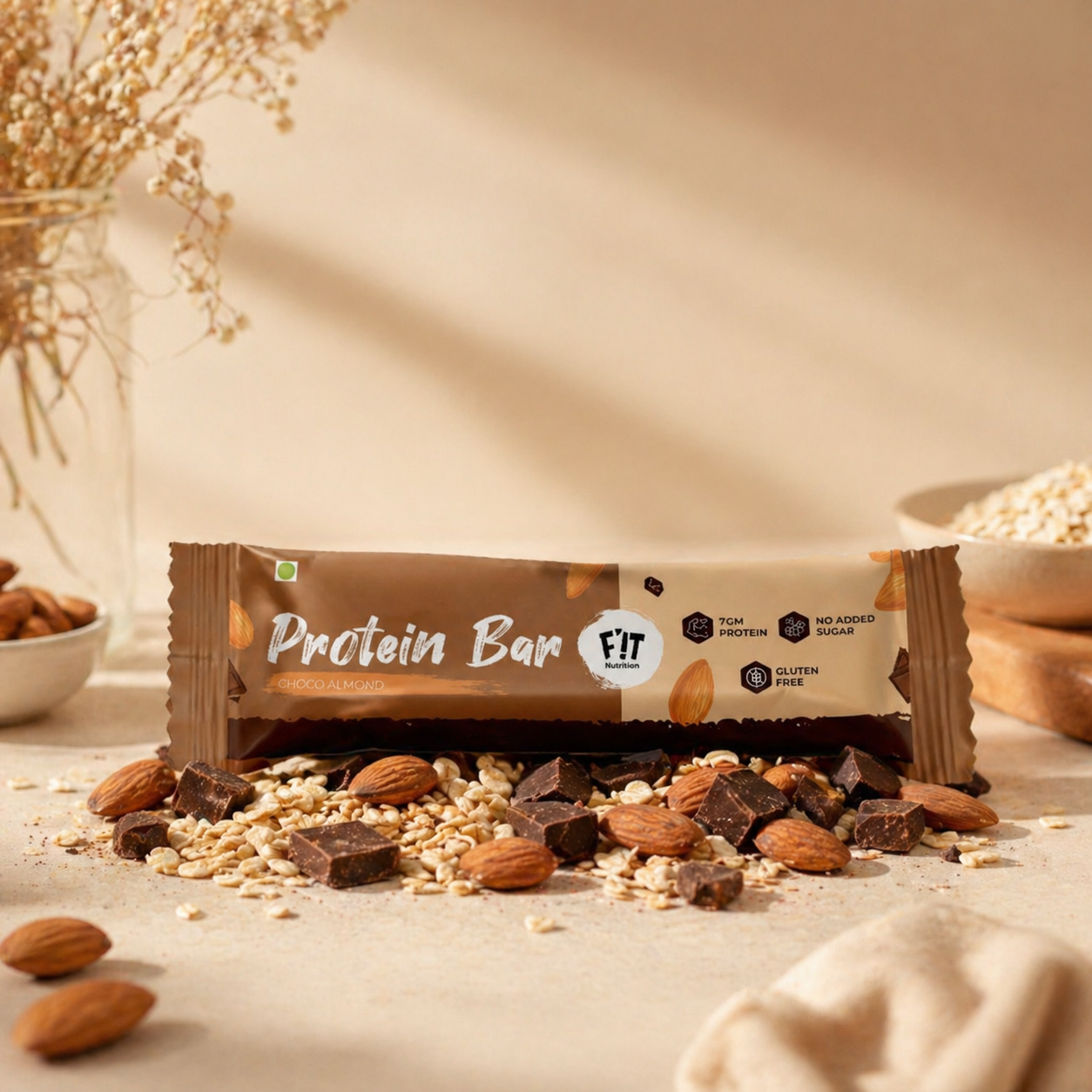 Choco Almond Mini Protein Bar - Pack of 12