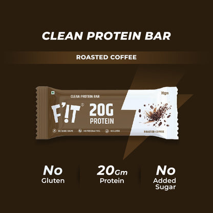 Roasted Coffee High Protein Bar - 20g Protein - Pack of 4