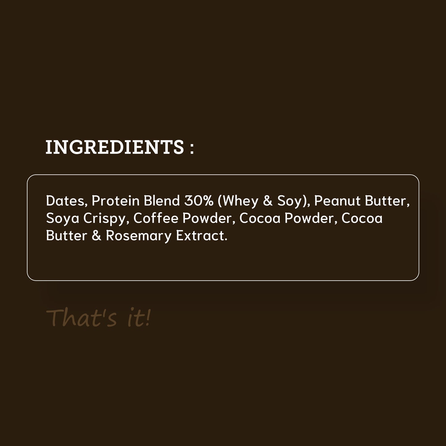 Roasted Coffee High Protein Bar - 20g Protein - Pack of 4