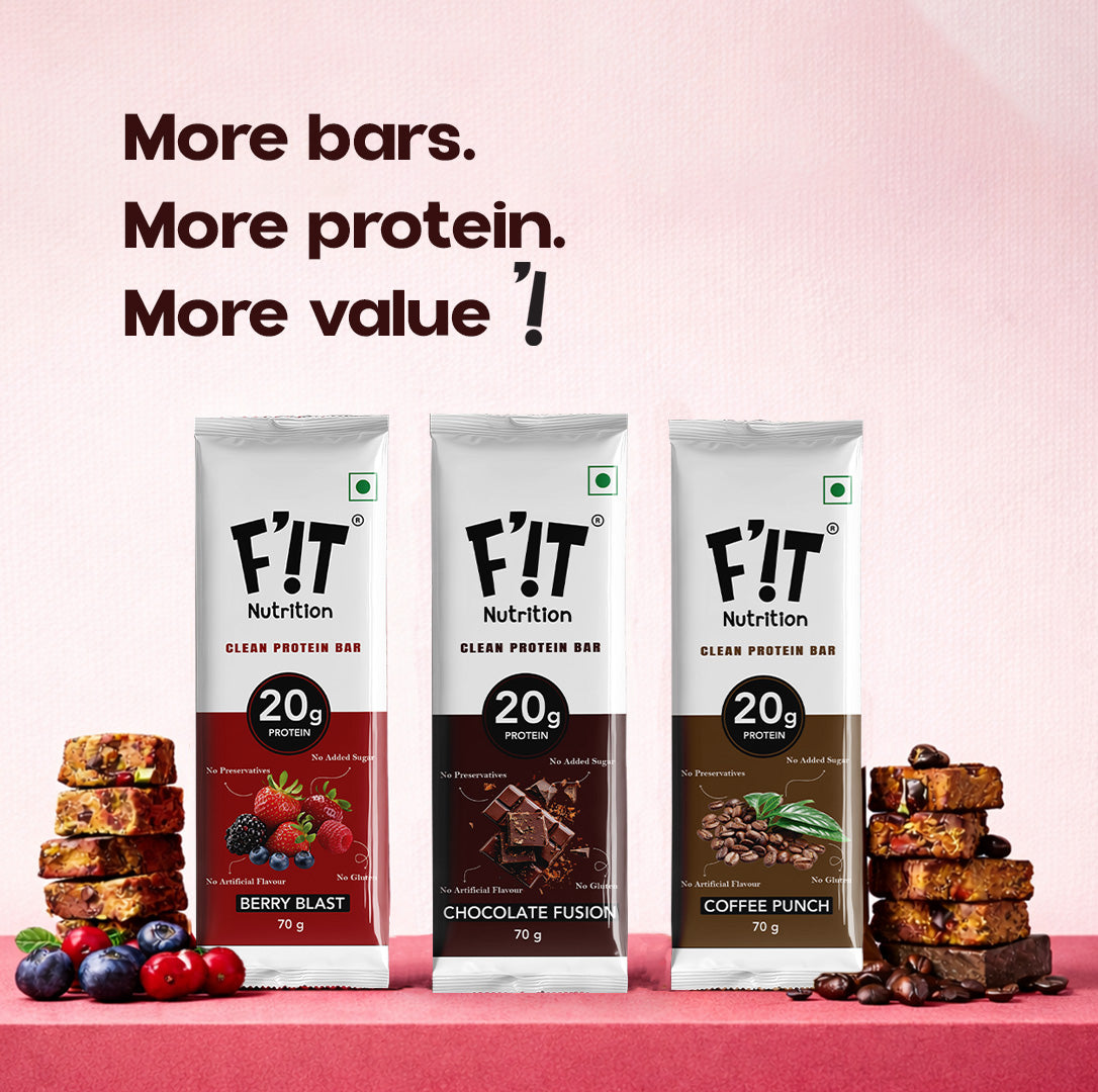 All in One Trial pack - 20g Protein Bars(3 pcs), Energy Bars(3 pcs), Mini Protein Bars(2 pcs) & Cookies(2 pcs)