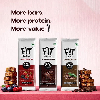 All in One Trial pack - 20g Protein Bars(3 pcs), Energy Bars(3 pcs), Mini Protein Bars(2 pcs) & Cookies(2 pcs)