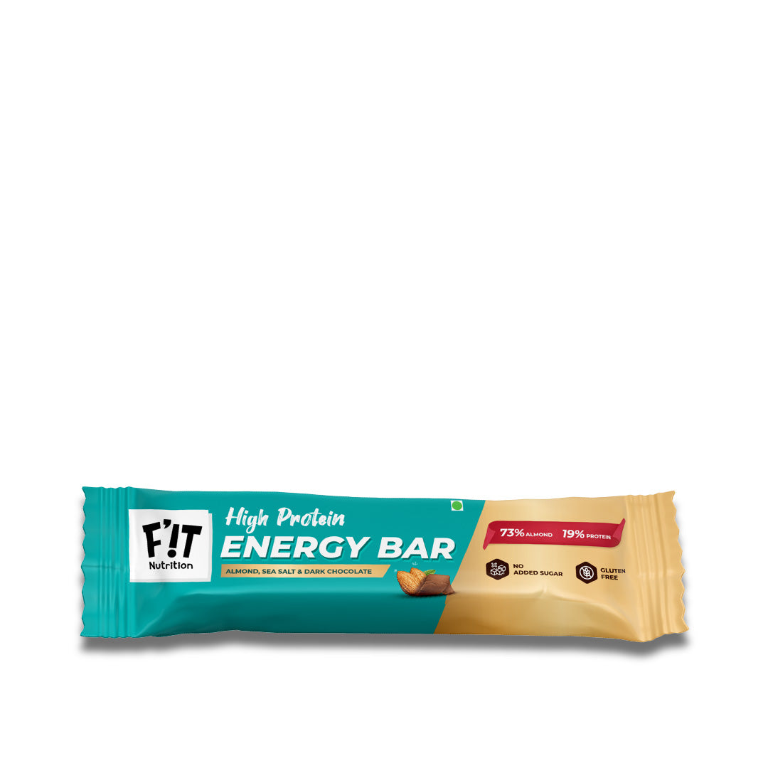 Almonds, Sea Salt & Dark Chocolate Energy Bar - Pack of 5