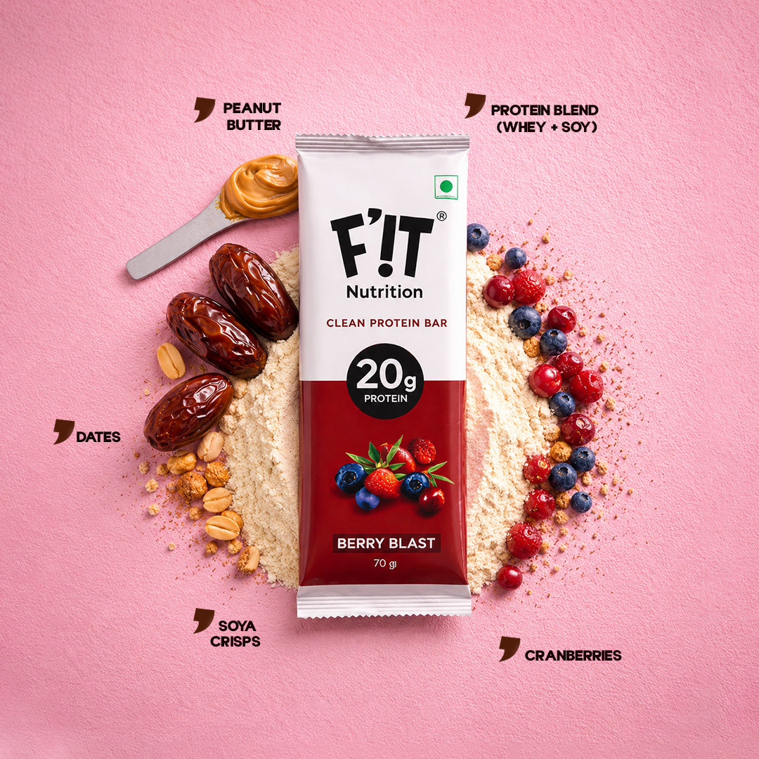 Assorted 20g Protein Bar - Pack of 70g x 6 (Each variant 2 pcs)