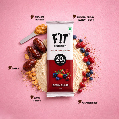 Assorted 20g Protein Bar - Pack of 70g x 6 (Each variant 2 pcs)