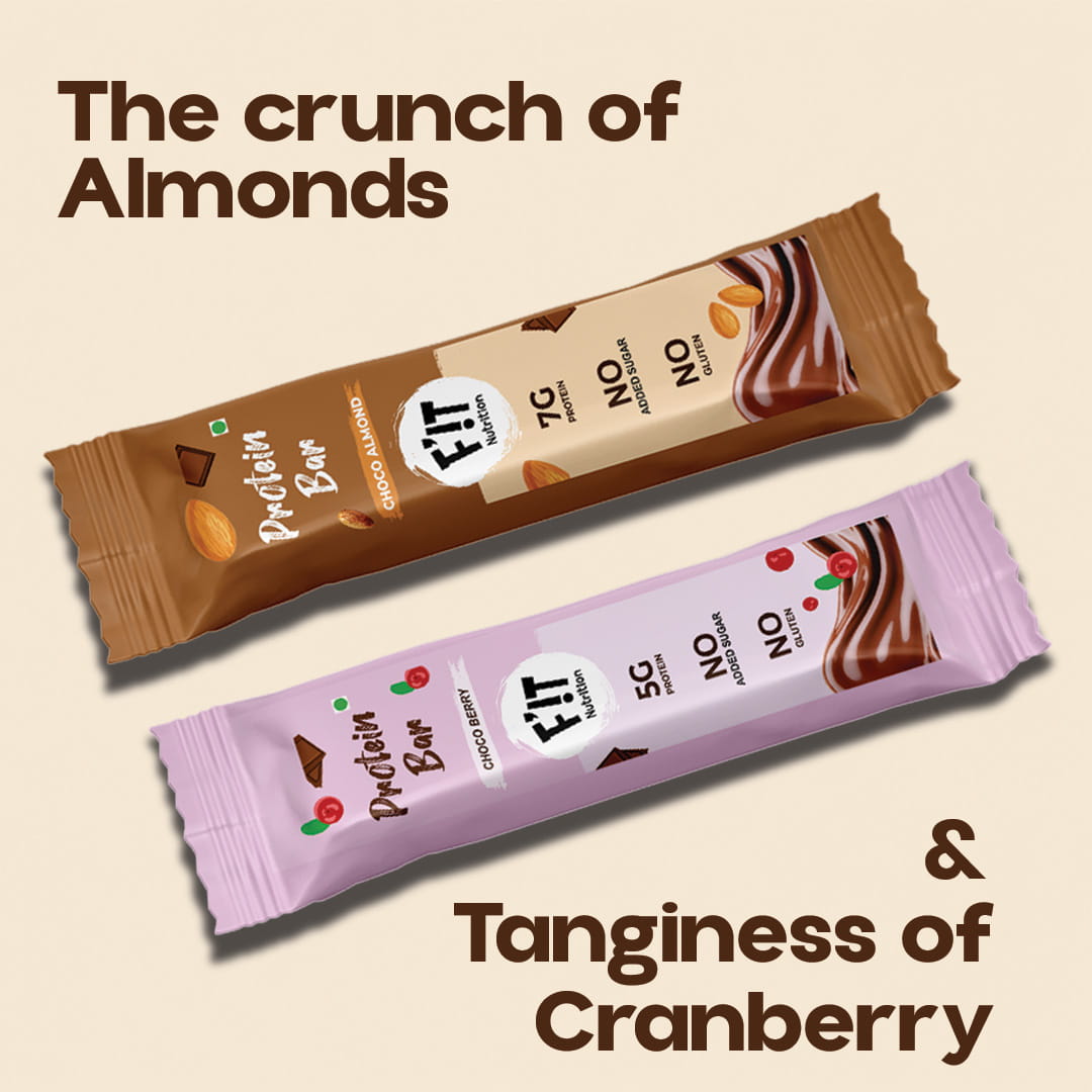 Choco Berry & Choco Almond Mini Protein Bar Combo