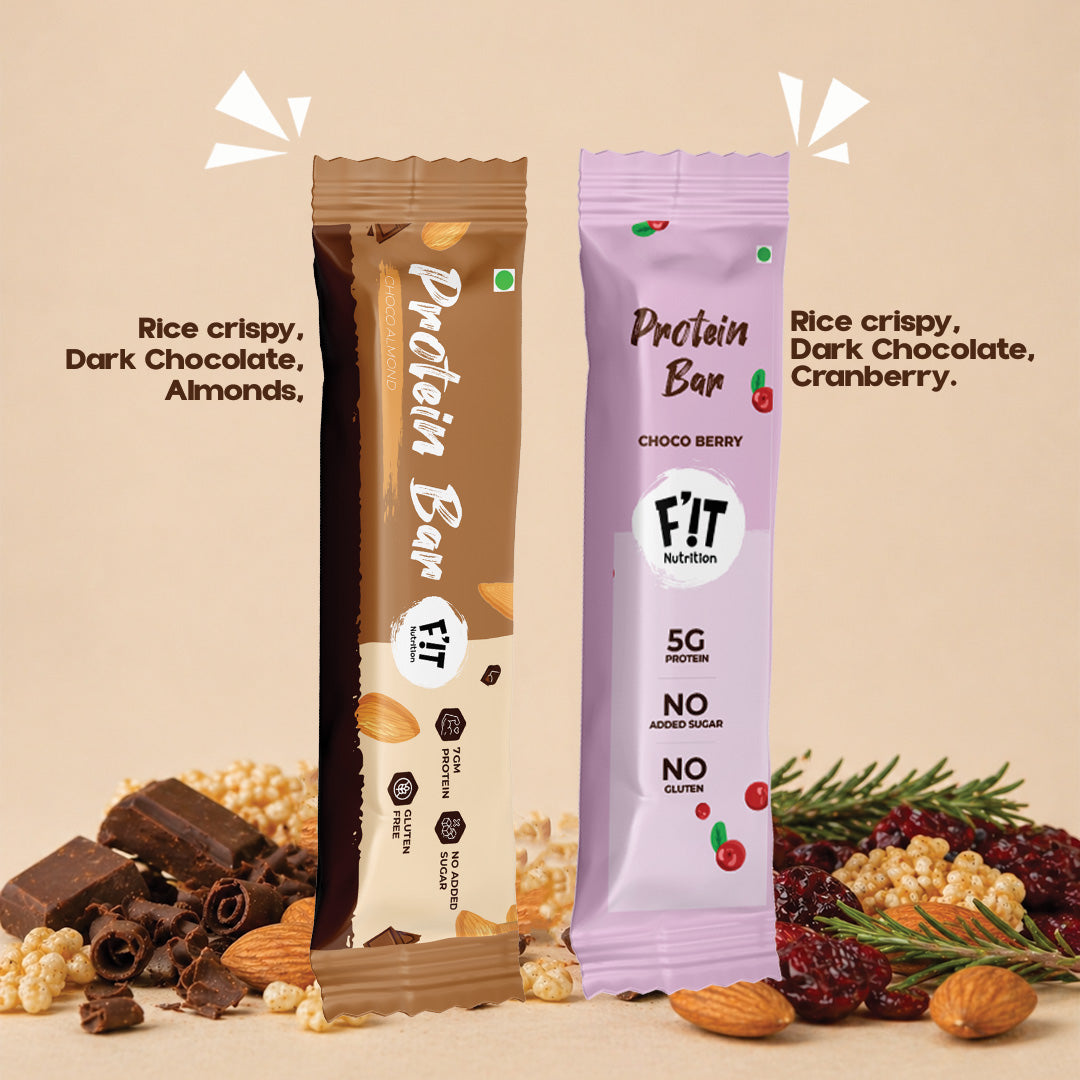Choco Berry & Choco Almond Mini Protein Bar Combo