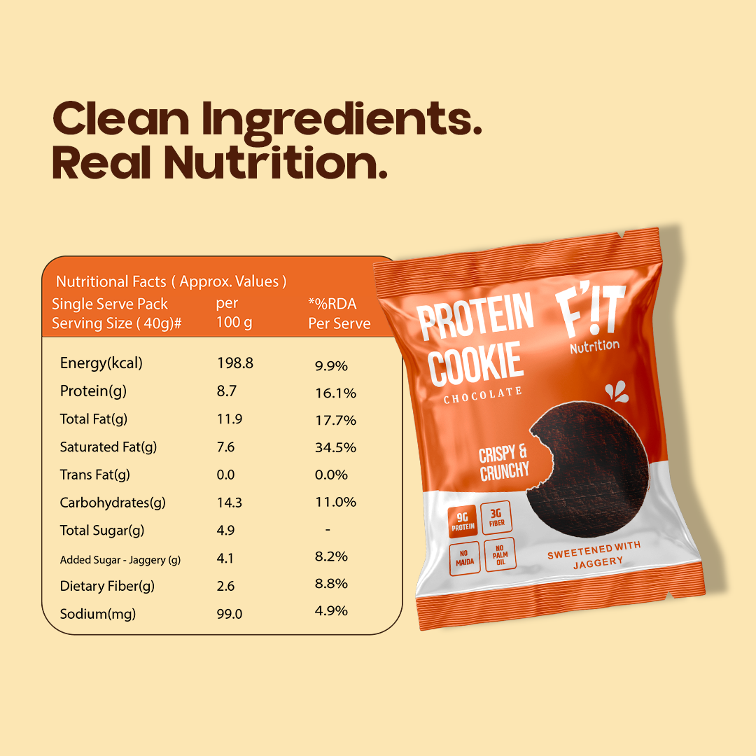 Chocolate Protein Cookies - Pack of 12