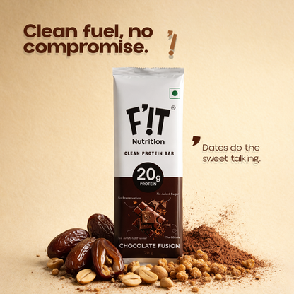 Chocolate Fusion High Protein Bar - 20g Protein - Pack of 4