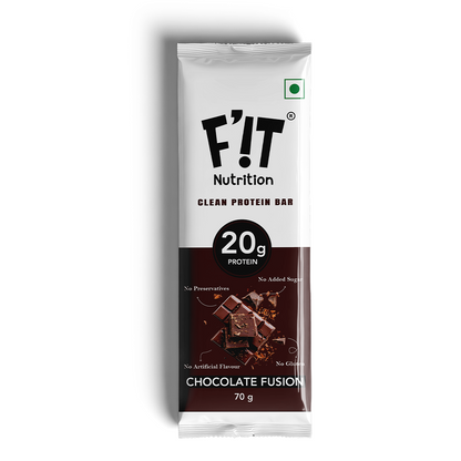 Chocolate Fusion High Protein Bar - 20g Protein - Pack of 4