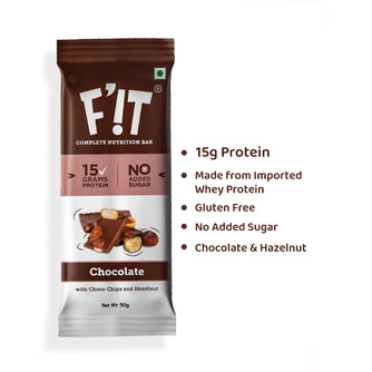 Chocolate with Hazelnut - Whey Protein Bar (Pack Of 1)