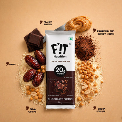 Assorted 20g Protein Bar - Pack of 70g x 6 (Each variant 2 pcs)