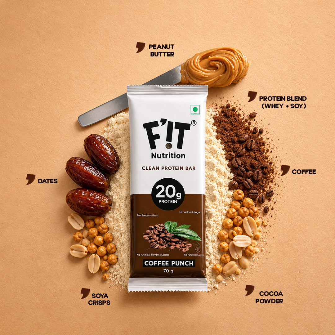 Assorted 20g Protein Bar - Pack of 70g x 6 (Each variant 2 pcs)