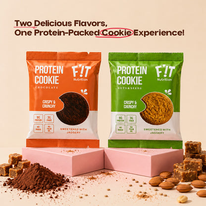 All in One Trial pack - 20g Protein Bars(3 pcs), Energy Bars(3 pcs), Mini Protein Bars(2 pcs) & Cookies(2 pcs)