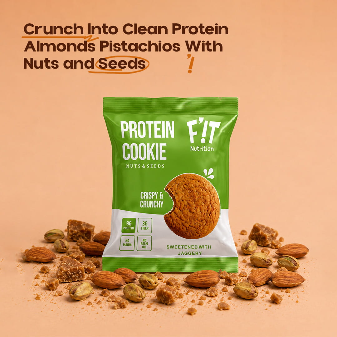 Nuts N Seeds Protein Cookies - Pack of 12