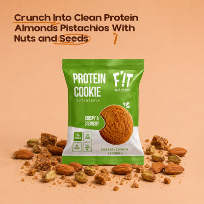 Nuts N Seeds Protein Cookies - Pack of 12