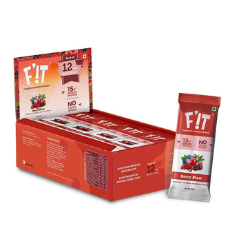 Berry Blast Whey Protein Bar, Pack of 12